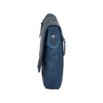 Borsa a tracolla da uomo 100% vera pelle HILB-3069S-BLU Hill Burry