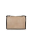 Crystalline Borsa a tracolla da donna Vera pelle 80066-TAUPE Gave Lux