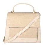 Borsa a mano da donna Made in Italy Vera pelle MYB-7034-SS-D37+C37 BEIGE My Best Bag