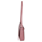 Azzurra Borsa a spalla da donna Vera pelle croco 05699- C73 ROSA ANTICO Gave Lux