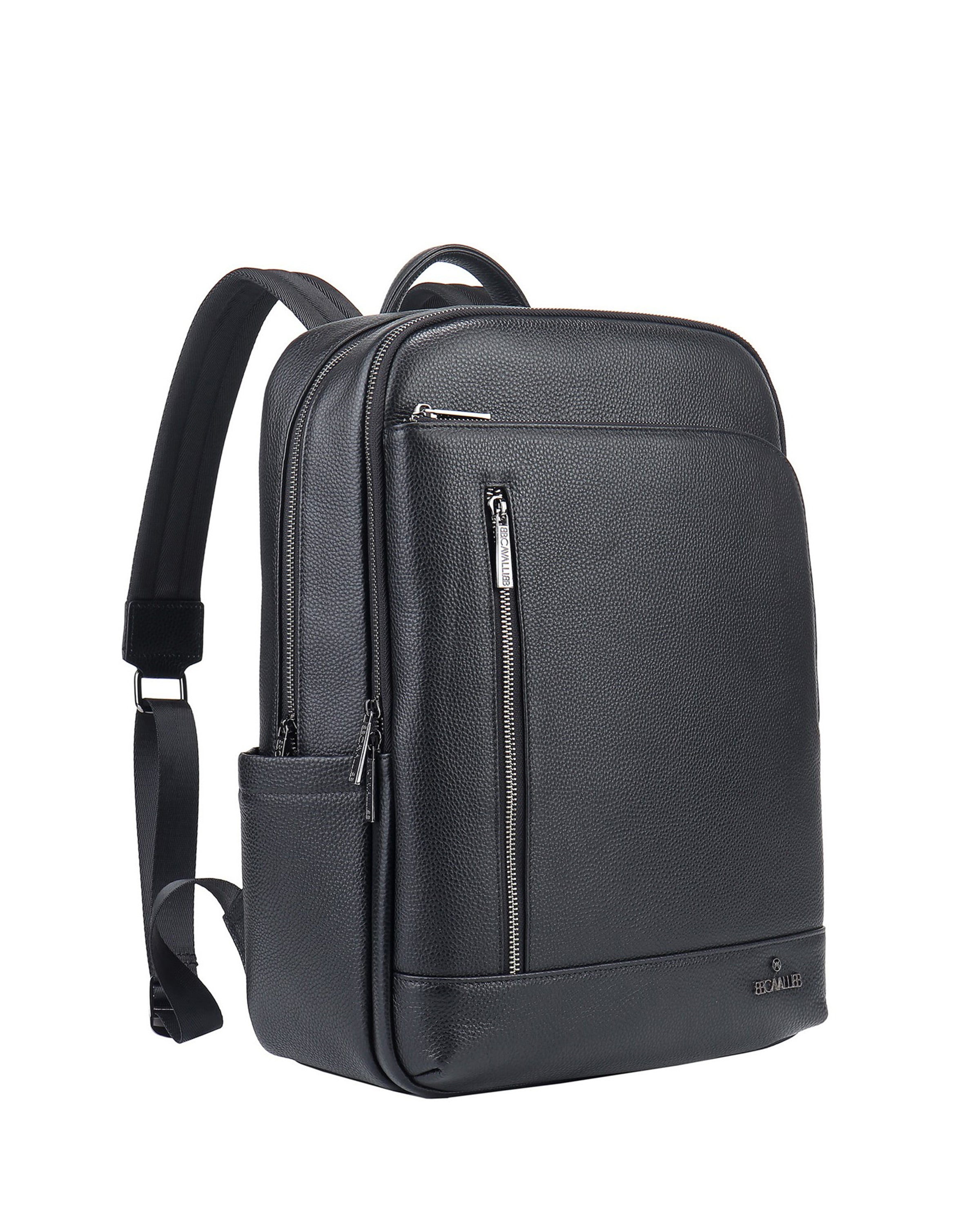 Zaino unisex in vera pelle Casual BC1305-NERO B Cavalli