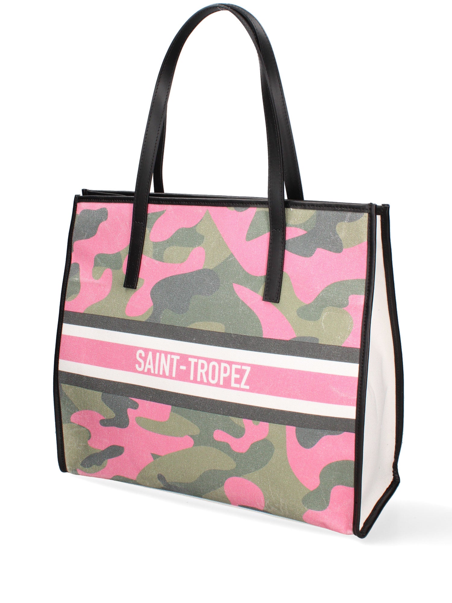 Rimini Borsa a spalla da donna Tela e Vera Pelle 5370-10-NERO Gave Lux