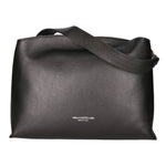 Borsa a spalla da donna Made in Italy Vera pelle 01101-D28 NERO Viola Castellani