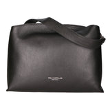 Borsa a spalla da donna Made in Italy Vera pelle 01101-D28 NERO Viola Castellani