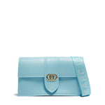 Borsa a mano da donna 100% Pvc FLAT ROOD S-AQUA + LIGHT GOLD Marc Ellis