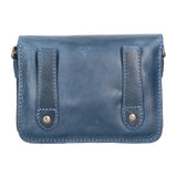 Borsa a tracolla da uomo 100% vera pelle HILB-3279WH-BLU Hill Burry
