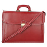 Cesare Borsa da lavoro uomo Vera pelle 7002-ROSSO Gave Lux