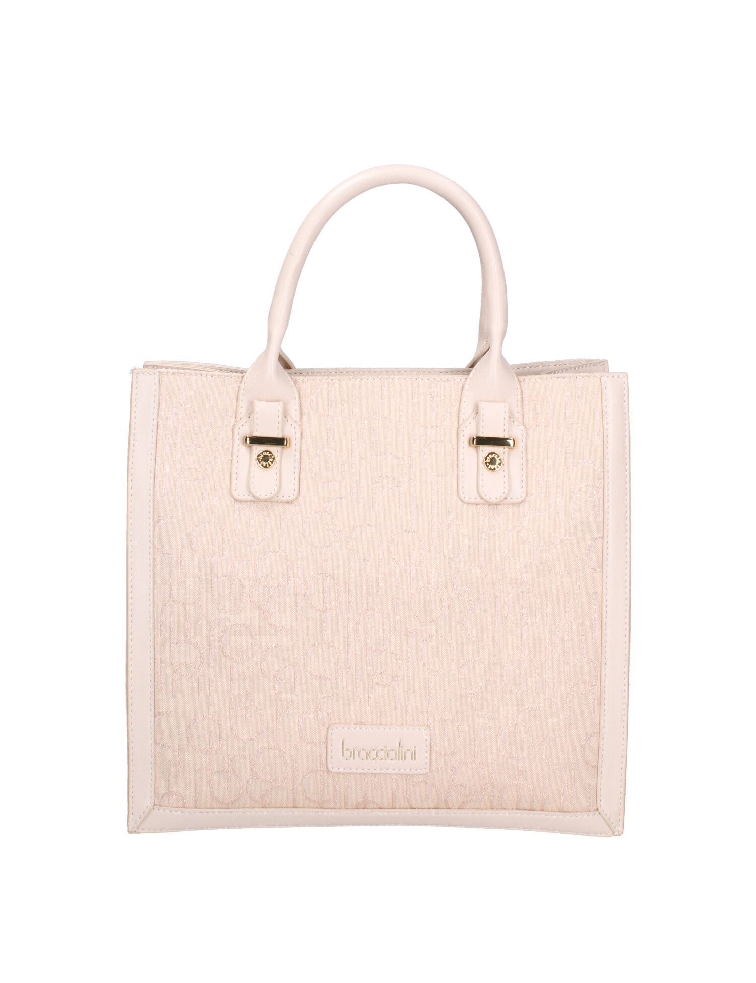 Oriana Chic Borsa a mano da donna 100% poliestere B16865-BEIGE Braccialini