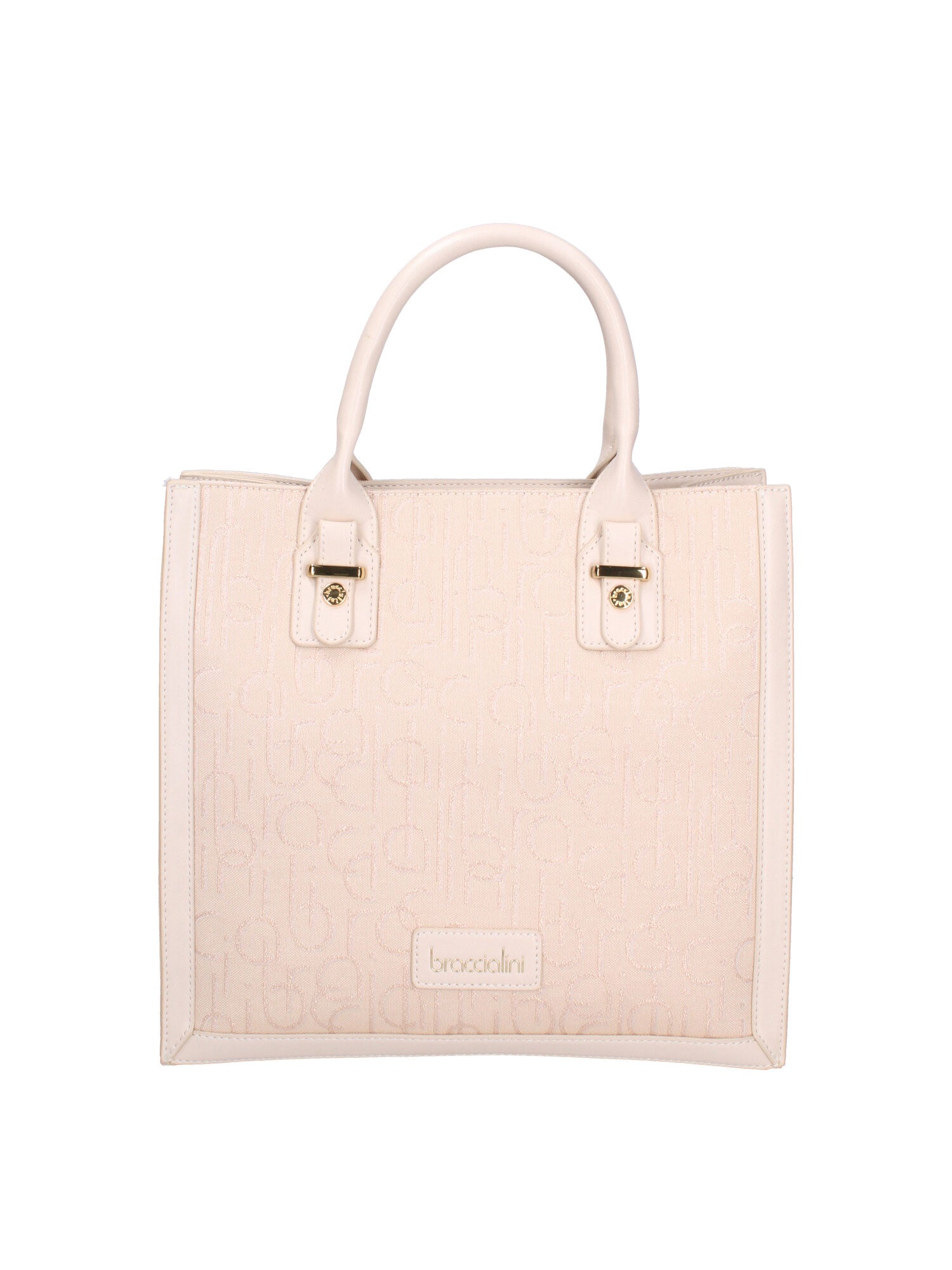 Oriana Chic Borsa a mano da donna 100% poliestere B16865-BEIGE Braccialini