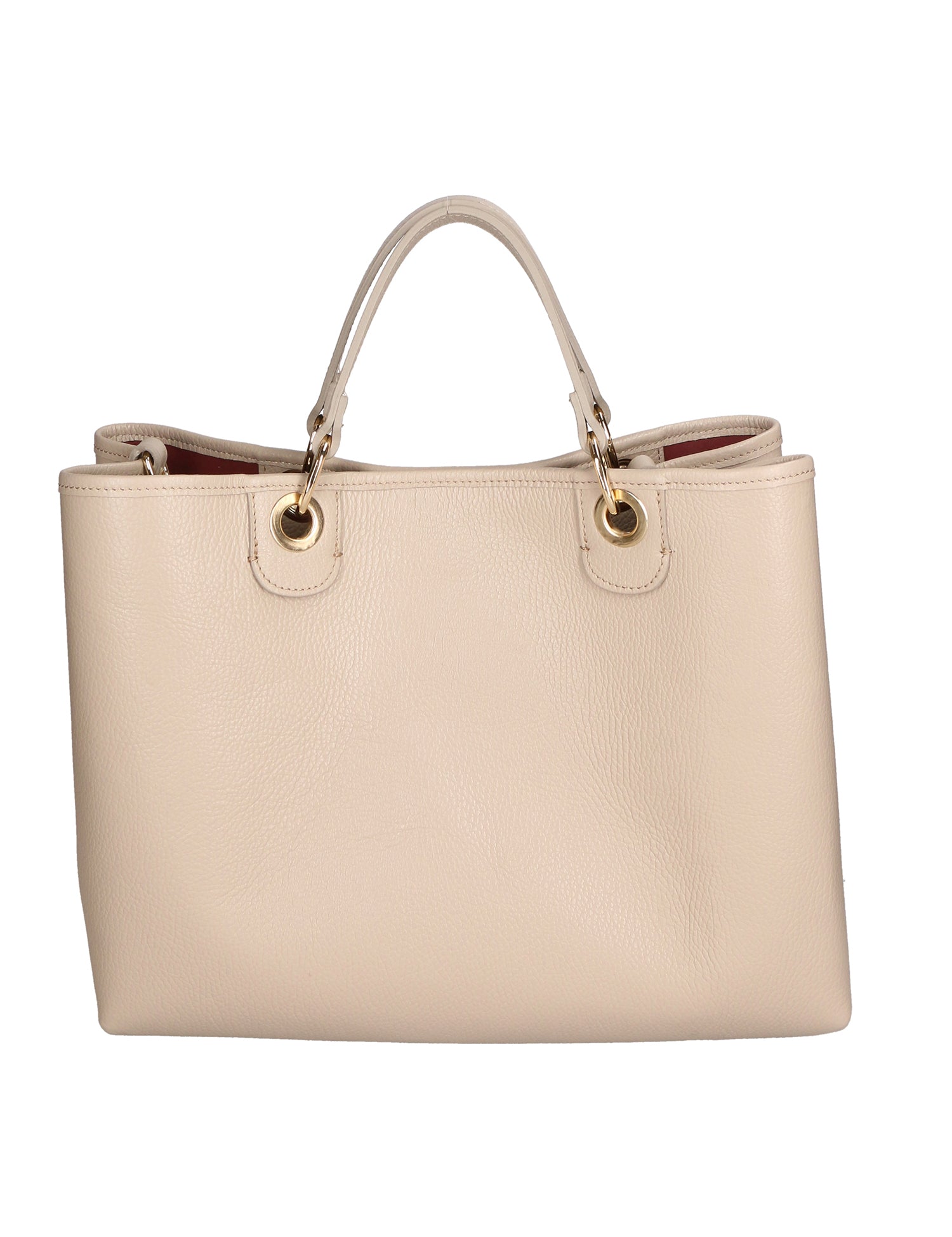 Azurite Borsa a mano da donna 100% pelle 06105-D53 NUDE Gave Lux