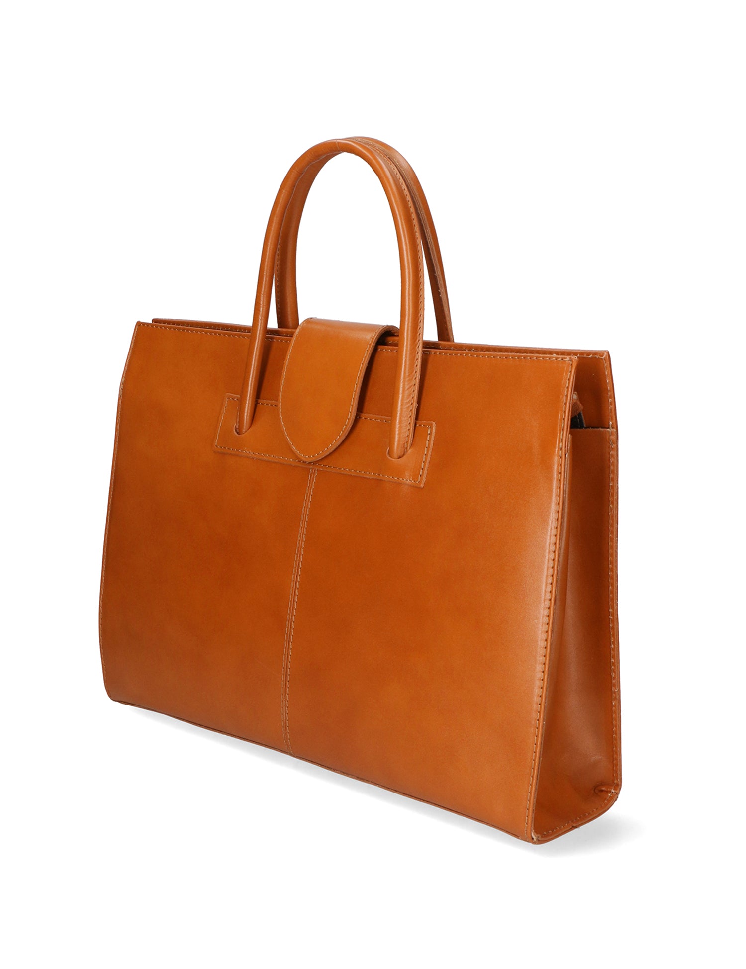 Evelina Borsa a mano da donna 100% pelle 9025-CUOIO Gave Lux