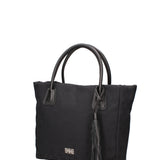 Borsa a mano da donna 100% vera pelle JR-W-1120-TP-BLACK + SILVER John Richmond
