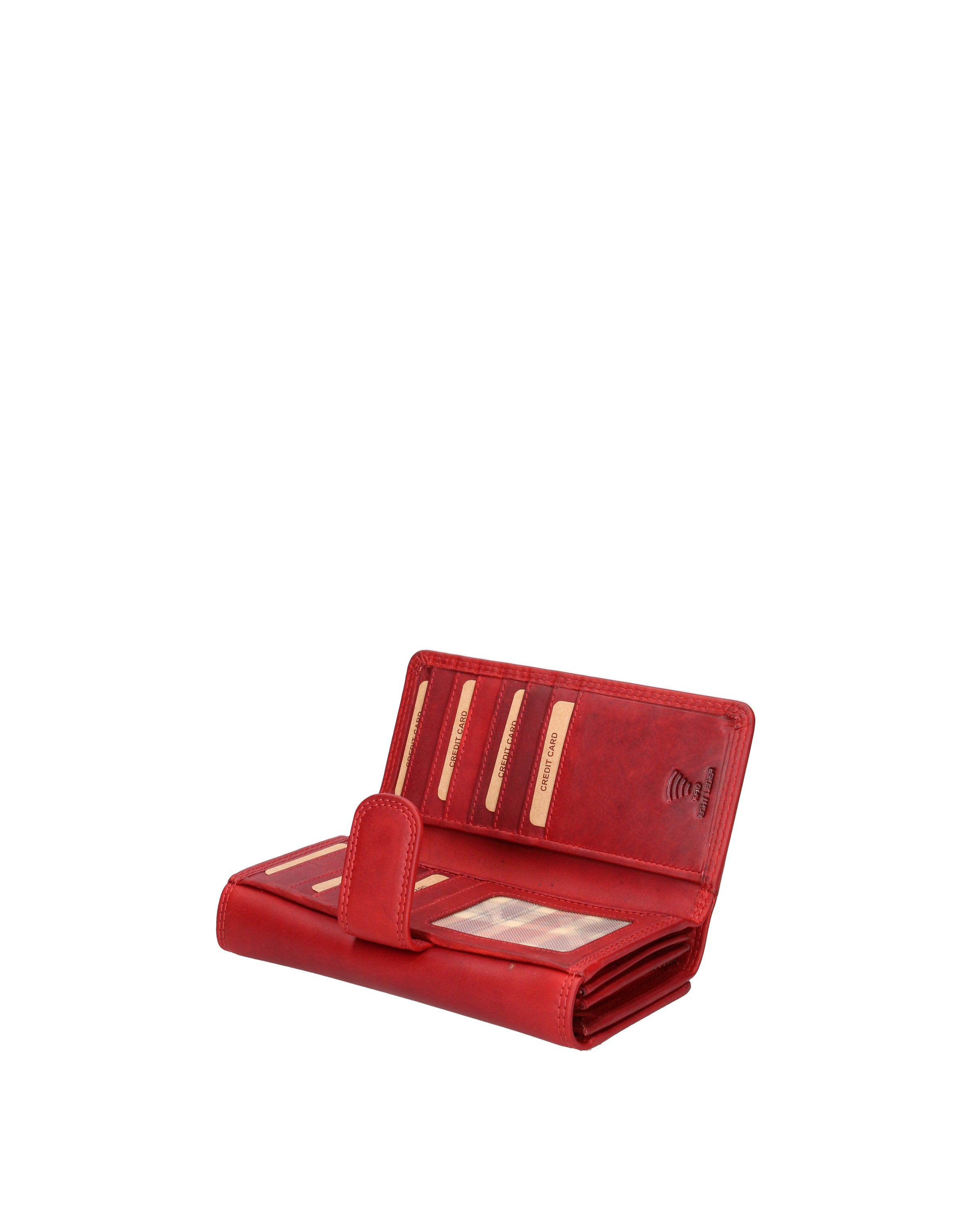 Portafoglio uomo in vera pelle RFID HILB-5190-ROSSO Hill Burry