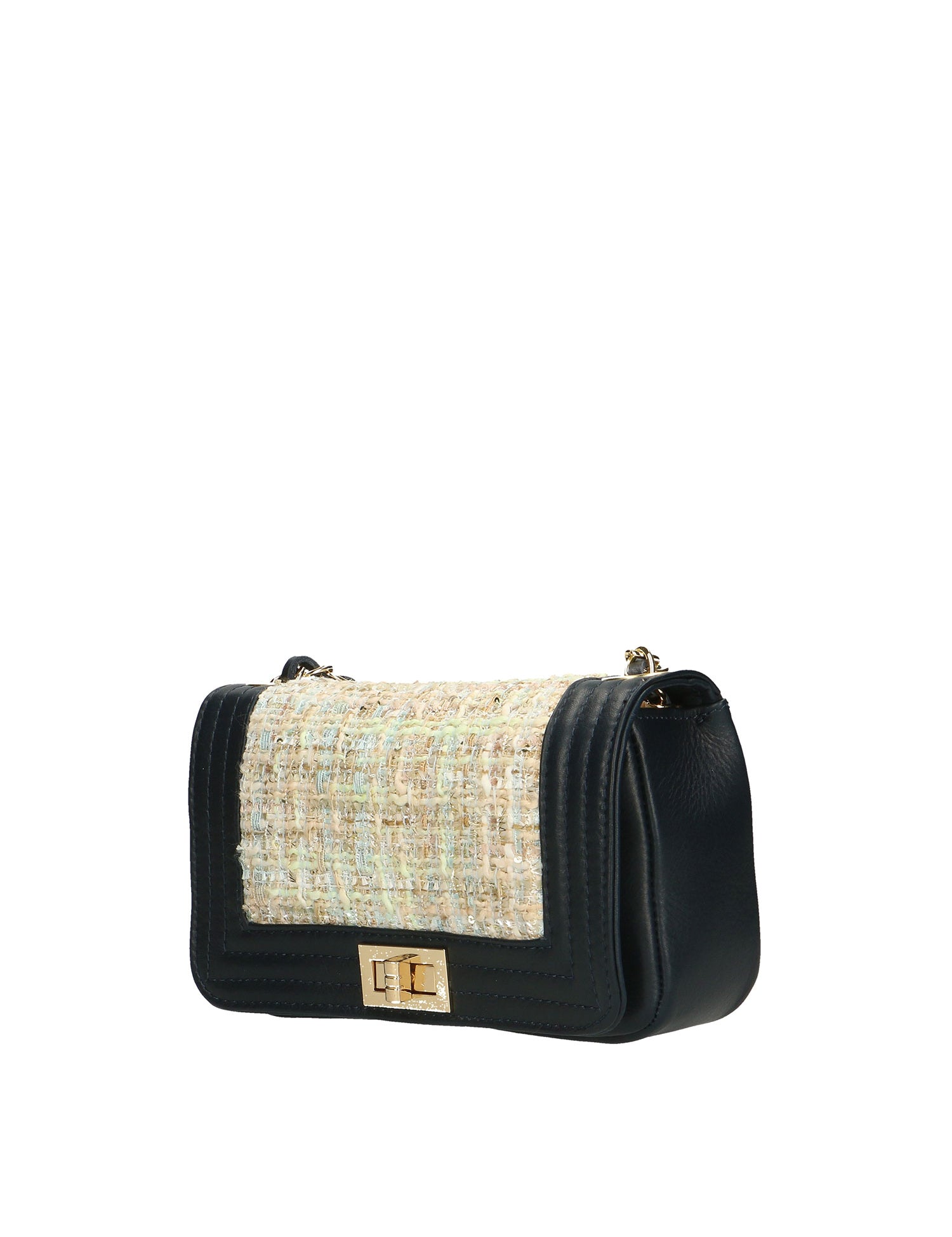 Florelle Borsa a tracolla donna Vera pelle 1511-BLU Gave Lux