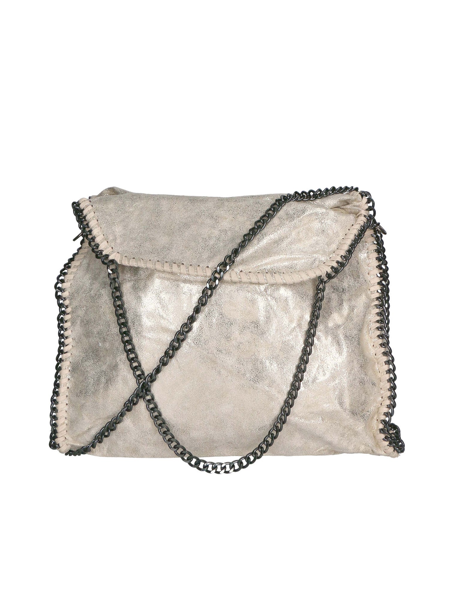 Willelmina Borsa a spalla da donna 100% PU Leather N-9606-LATTE Gave Lux