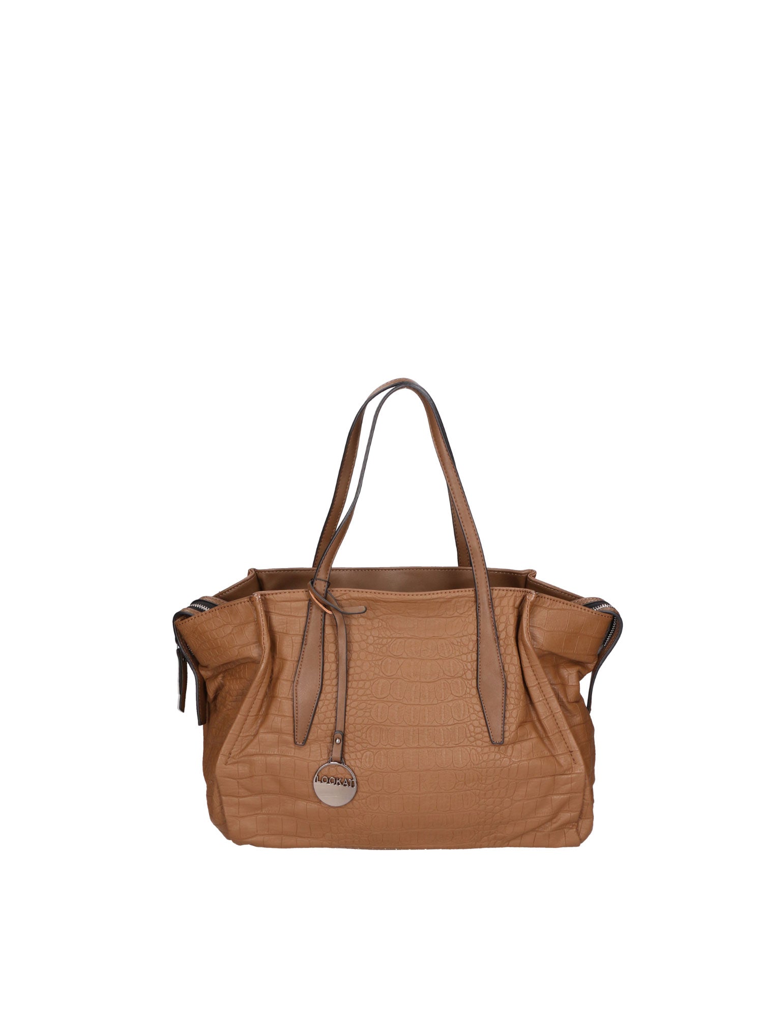 Valoria Elite Borsa a spalla da donna Vera pelle LK0255-FANGO Gave Lux