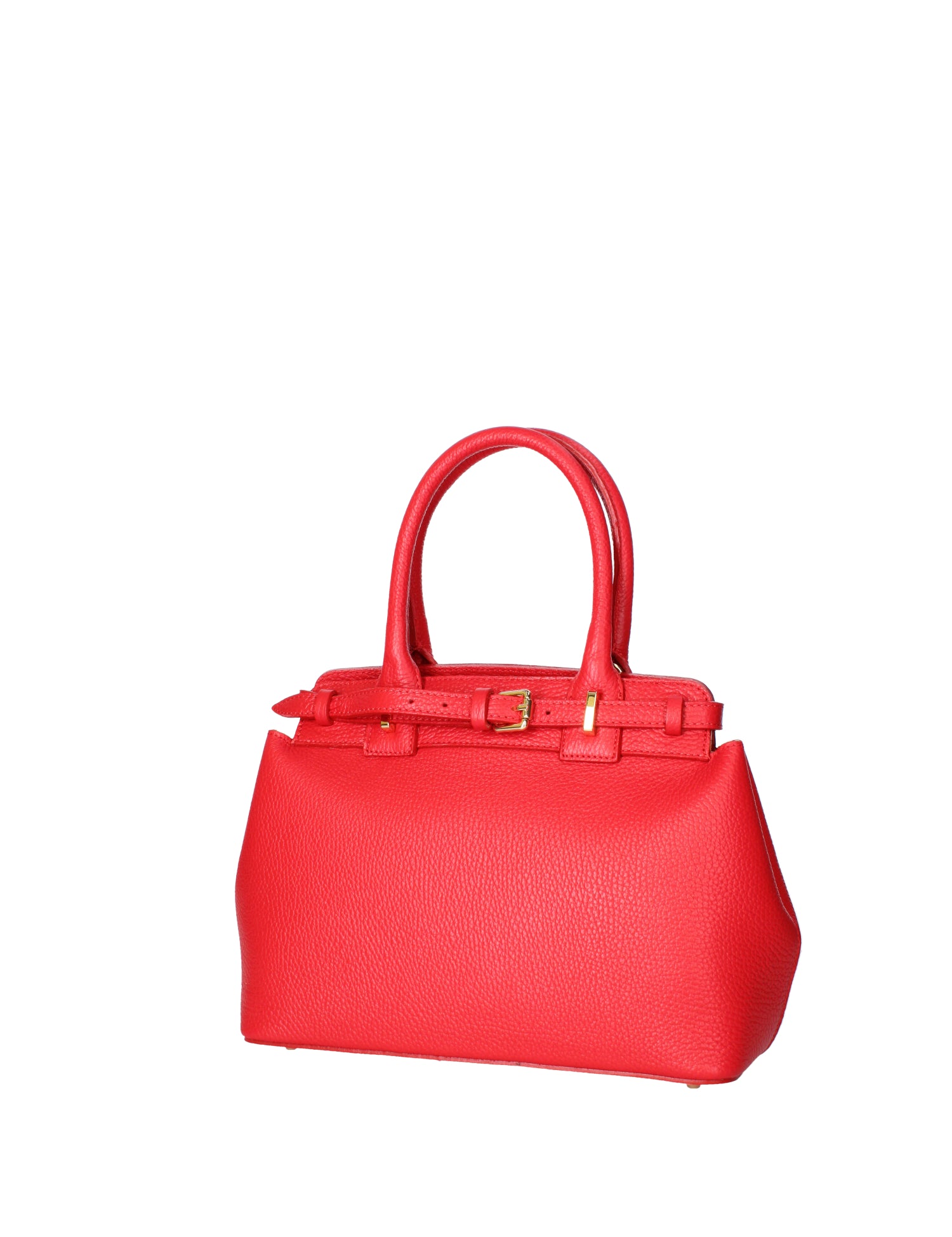 Borsa a mano da donna Vera Pelle 07146-D58 ROSSO FUOCO Viola Castellani