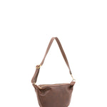 Borsa a spalla unisex in vera pelle 100% cotone 4603-TESTA DI MORO Alessia Firenze