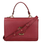 Borsa a mano da donna 100% pelle Nappa MYB-8034-FW-S34 BORGOGNA My Best Bag