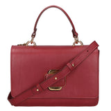 Borsa a mano da donna 100% pelle Nappa MYB-8034-FW-S34 BORGOGNA My Best Bag