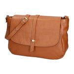 Veronica Borsa a spalla da donna Vera pelle 06519-D17 CUOIO SCURO Gave Lux