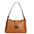 Aurelia Borsa a spalla da donna Vera pelle 05694-PL17 CUOIO SCURO Gave Lux