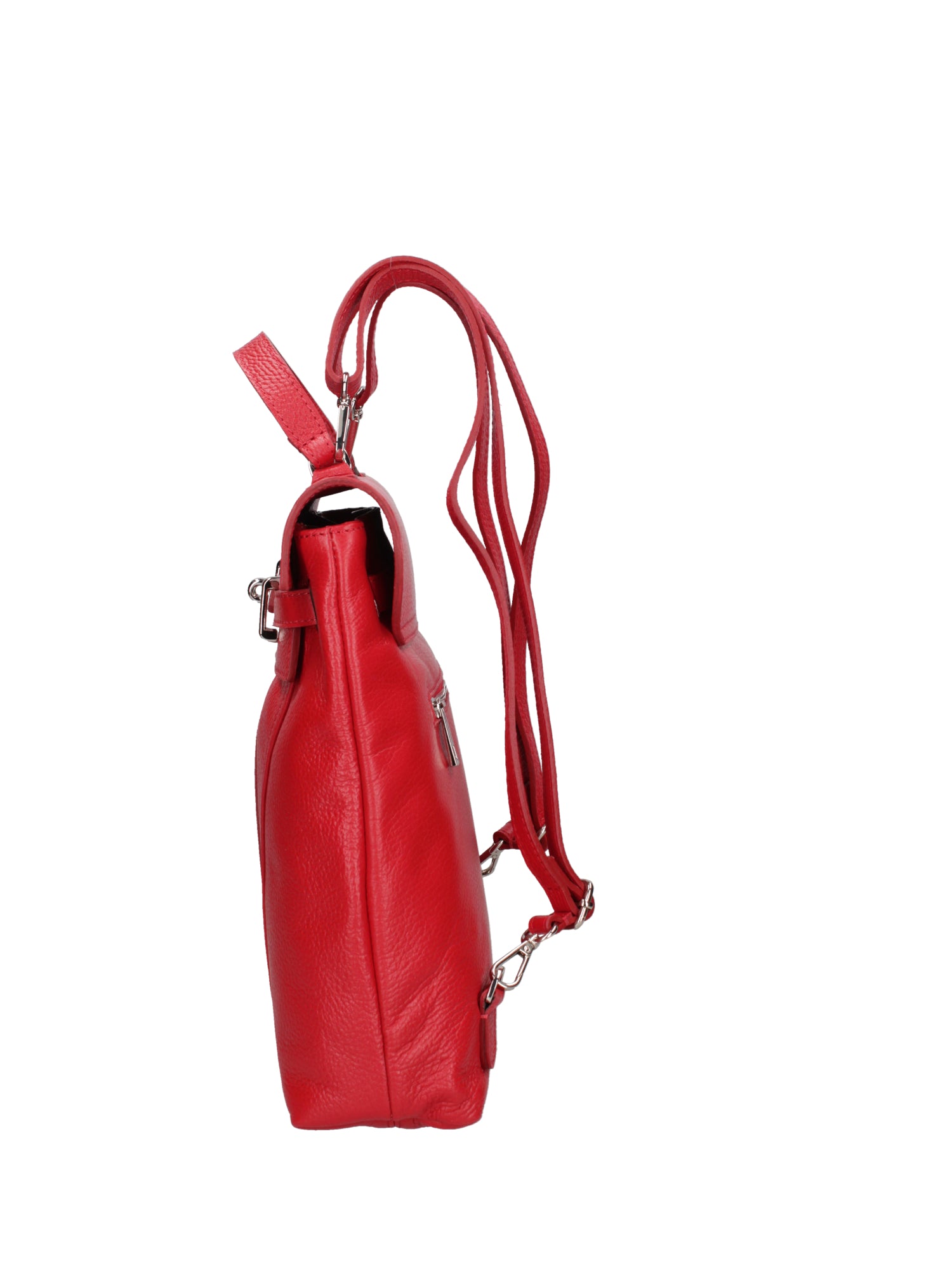Borsa a mano da donna Vera pelle 07248-D58 ROSSO FUOCO Roberta Rossi