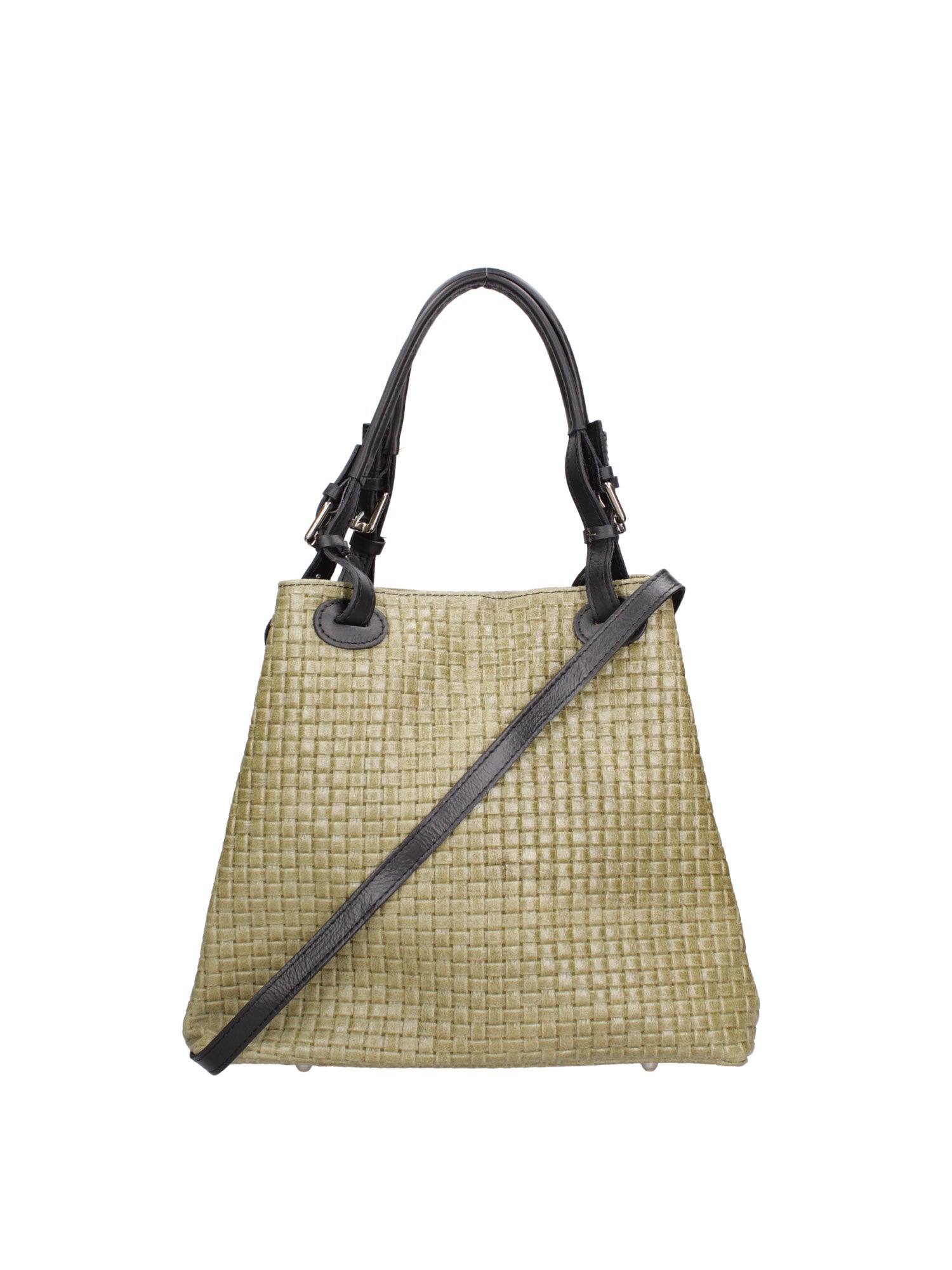 Araminta Borsa Shopper da donna Vera Pelle 80047-025 VERDE MILITARE Gave Lux