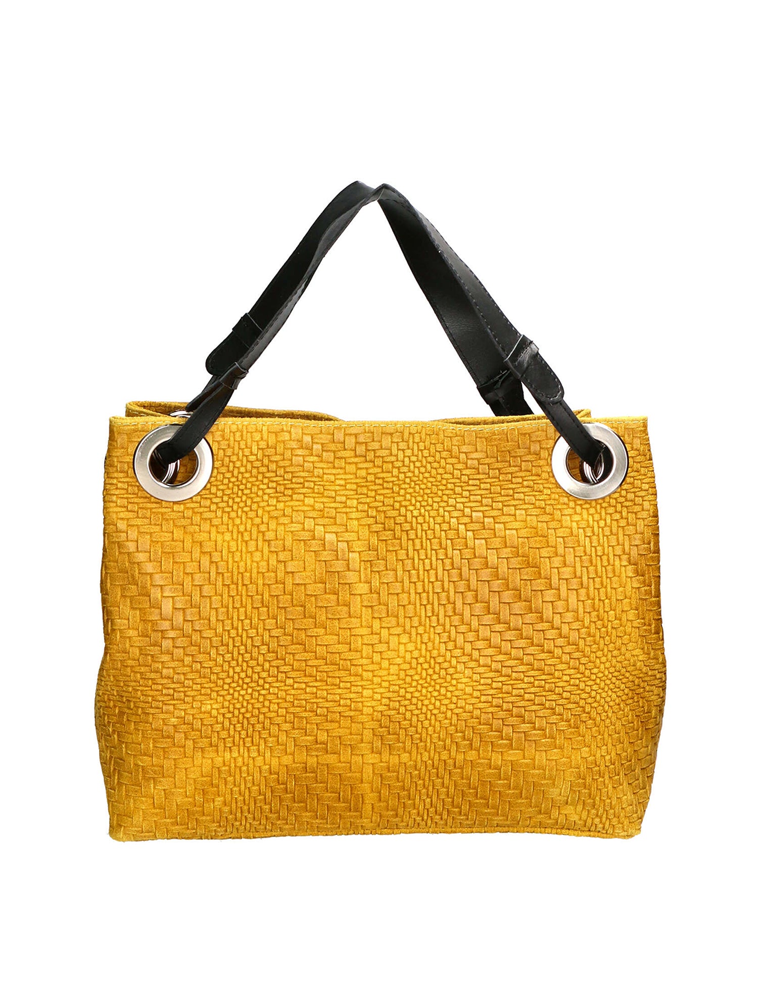 Emilia Borsa a spalla da donna Vera pelle 80059-008 GIALLO Gave Lux