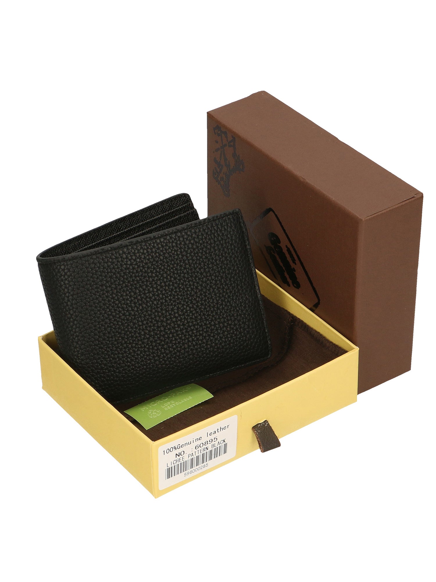 Margaret 60895 D-NERO BLACK Portafoglio unisex in vera pelle Gave Lux