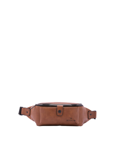 Marsupio da uomo in poliestere Casual BC1409-MARRONE CHIARO