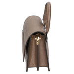 Ariel Borsa a mano da donna Vera pelle 05458-LU40 TAUPE SCURO DARK TAUPE Gave Lux