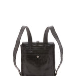 Zaino unisex in vera pelle 100% cotone 4590-NERO Alessia Firenze