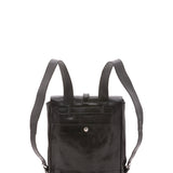 Zaino unisex in vera pelle 100% cotone 4590-NERO Alessia Firenze