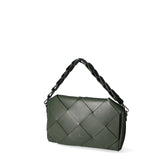 Valenza Ultra Borsa a spalla da donna Vera pelle 04155-D14 VERDE SCURO Chiara Ferretti