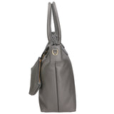 Sylvie Unisex Handbag in Genuine Leather Made in Italy 34x30x9 cm