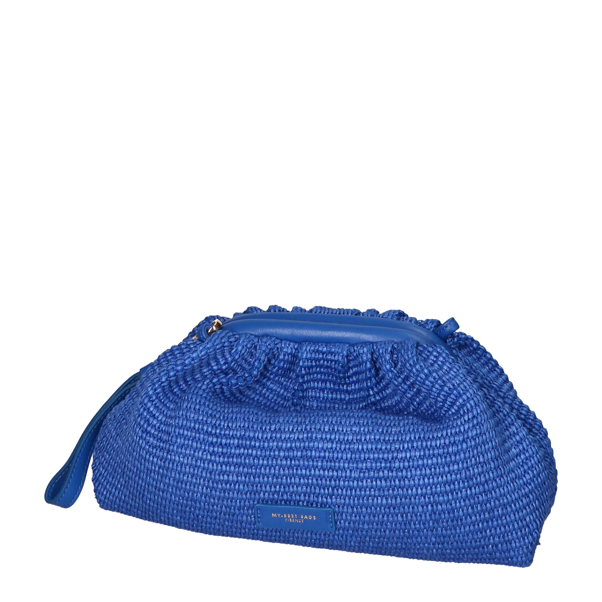 Borsa a tracolla da donna Paglia e pelle MYB-7011-SS-ONDA G1+341TABRU My Best Bag