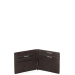 Portafoglio uomo in vera pelle Casual EC761-51-T.MORO EC Contemporaly COVERI