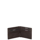 Portafoglio uomo in vera pelle Casual EC761-51-T.MORO EC Contemporaly COVERI
