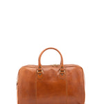 Borsa da viaggio unisex in vera pelle 100% cotone 4040-MIELE Alessia Firenze