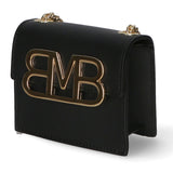 Borsa a tracolla da donna Vera pelle MYB-8040-FW-P218 NERO My Best Bag