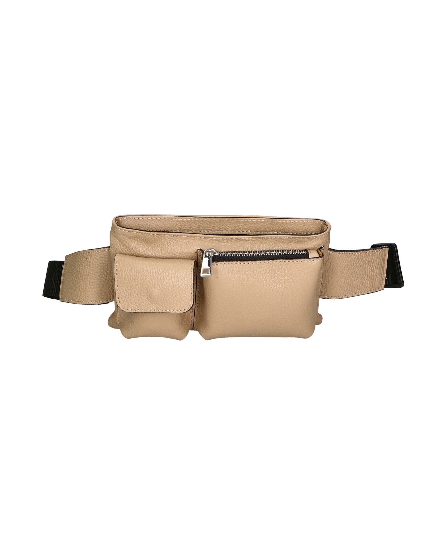 Aisha 04733-D05 CAPPUCCINO CAPUCHIN Marsupio da donna in vera pelle + canvas Gave Lux