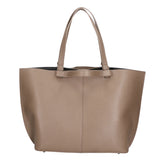 Beata Borsa a spalla da donna Vera pelle 05779-TAUPE D40 Gave Lux