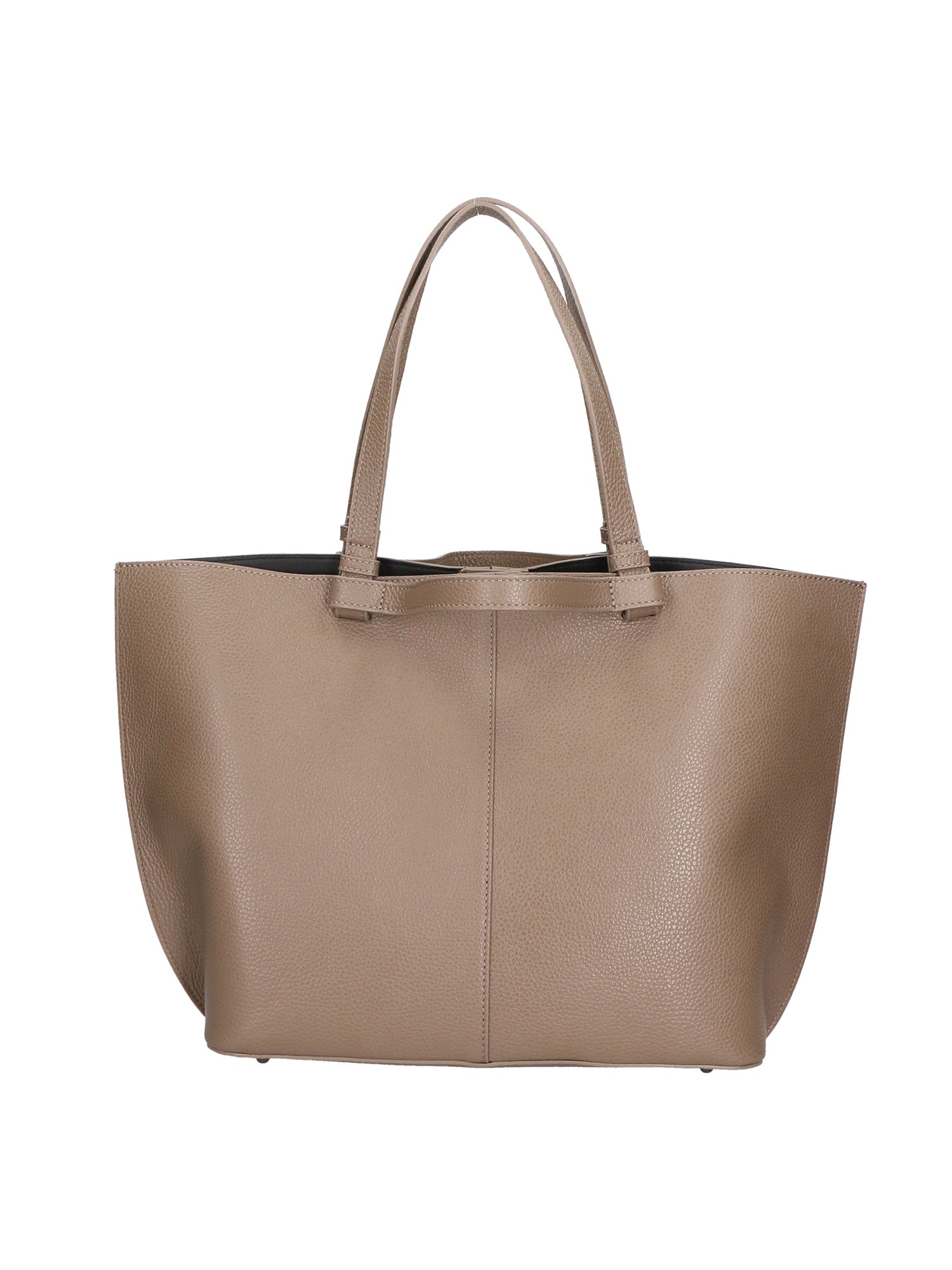 Beata Borsa a spalla da donna Vera pelle 05779-TAUPE D40 Gave Lux