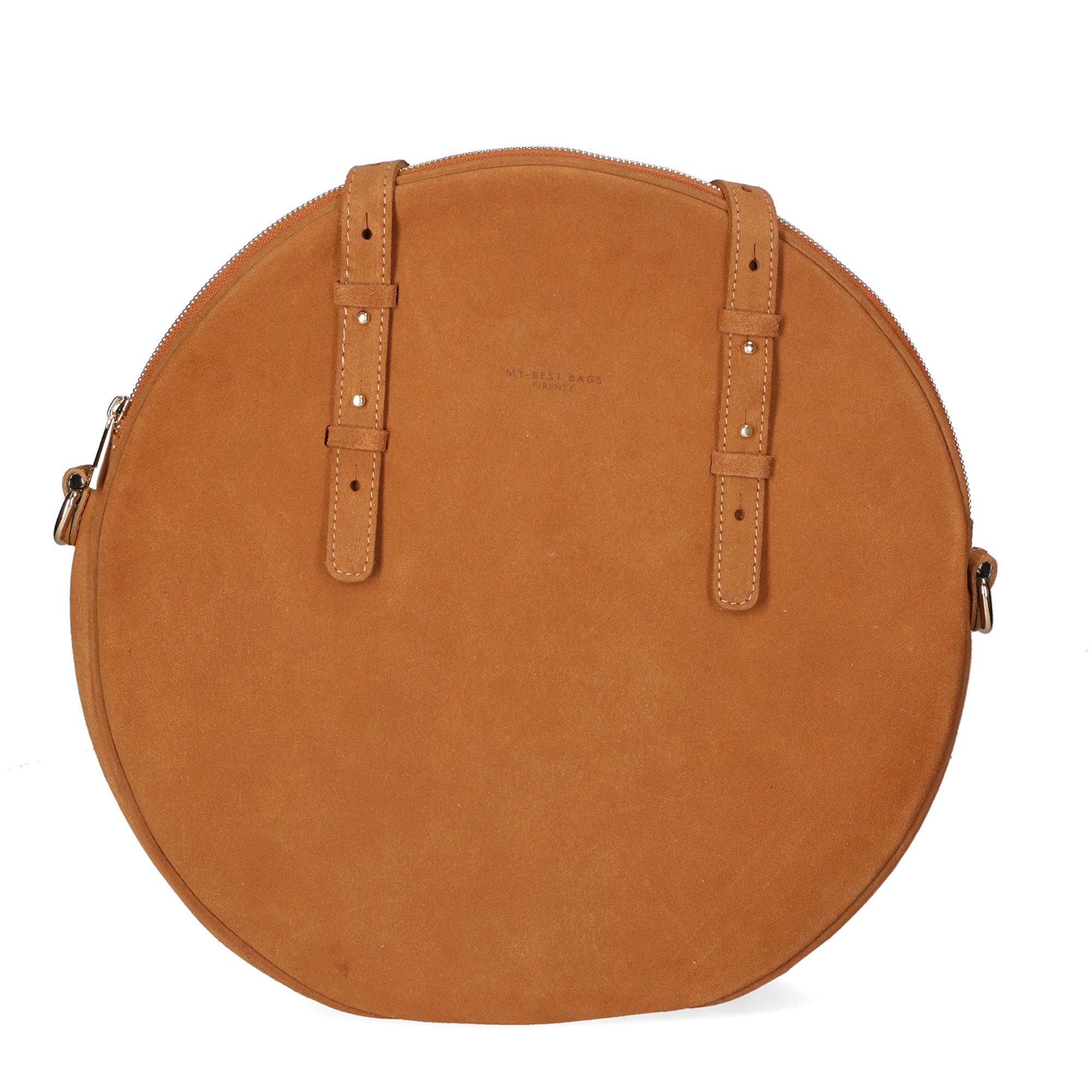 Borsa a mano da donna Vera pelle scamosciata MYB-8033-FW-TABACCO My Best Bag