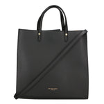 Borsa a mano da donna 100% pelle artigianale MYB-6015-FW-P 636 NERO BLACK My Best Bag
