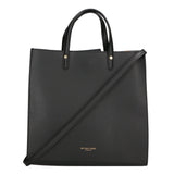 Borsa a mano da donna 100% pelle artigianale MYB-6015-FW-P 636 NERO BLACK My Best Bag
