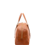 Borsa da viaggio unisex in vera pelle 100% cotone 4589-MIELE Alessia Firenze