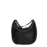 Silvana Elite Borsa a spalla donna Misto nylon e pelle LK0265-NERO Gave Lux
