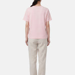 T-shirt in 84% Cotone 16% Elastan Rosa